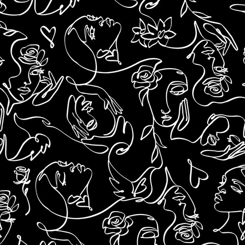 Packaging artwork with the title 'Pattern for the "Selflove Series" '