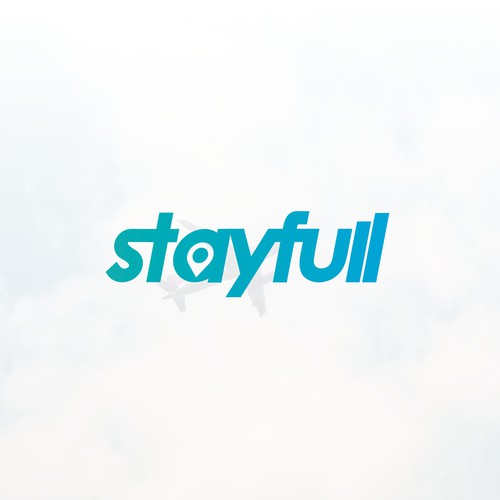 Travel logo with the title 'Stayfull Logo Design - Online Travel Agency'