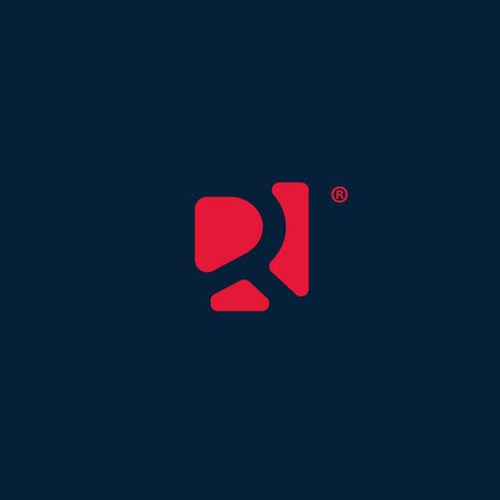 R logo with the title 'Bold lettermark for 'Range Technical Services''