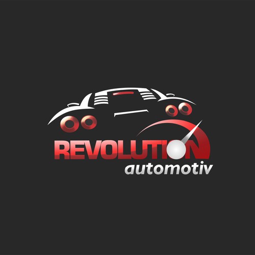 Skyline logo with the title 'Revolution automotiv logo'