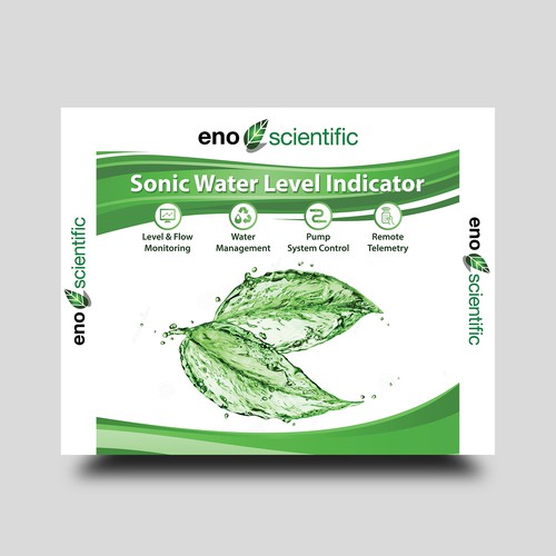 Trade show design with the title 'Eno Scientific Booth Backdrop'