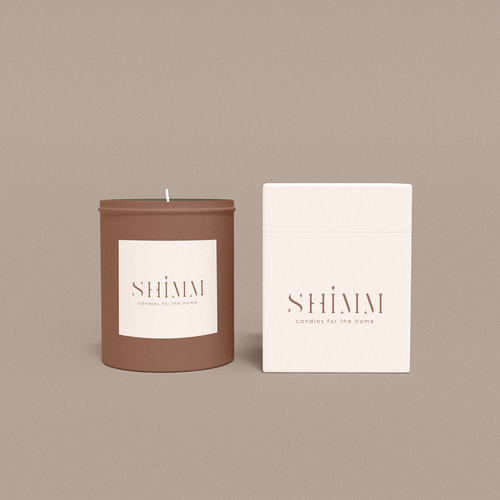 Subtle logo with the title 'Elegant luxury logo for candle brand'