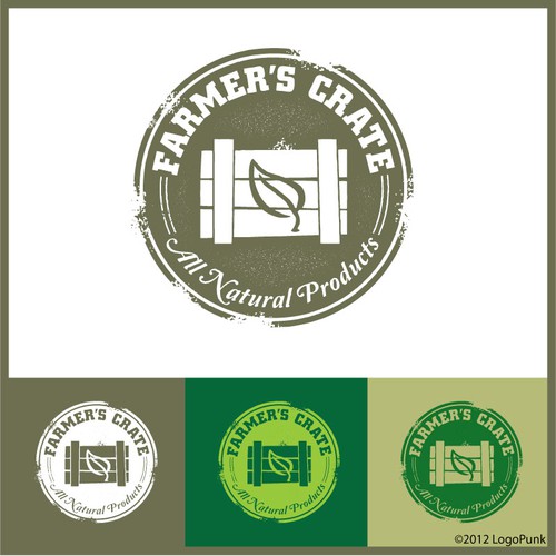 Farmer logo with the title 'Farmers Crate logo'