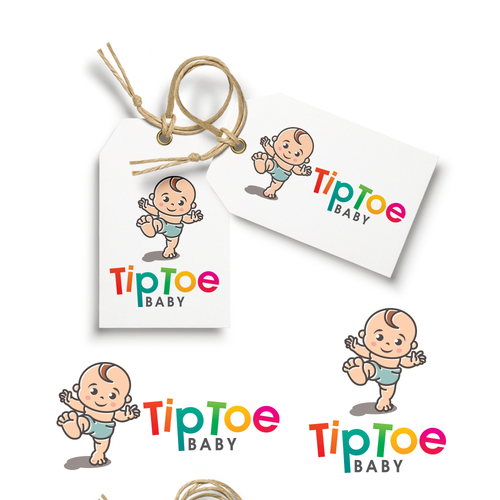 Baby design with the title ' TipToe Baby'