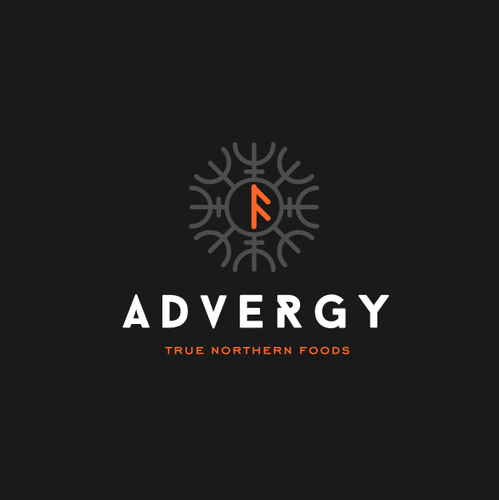 Nordic design with the title 'Fors Foods Logo Design'