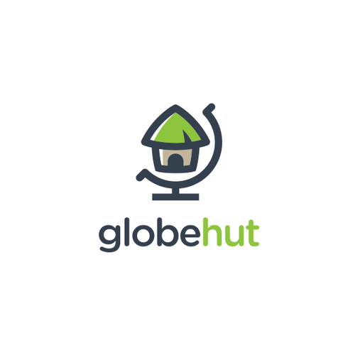 Travel logo with the title 'Logo for Globehut'