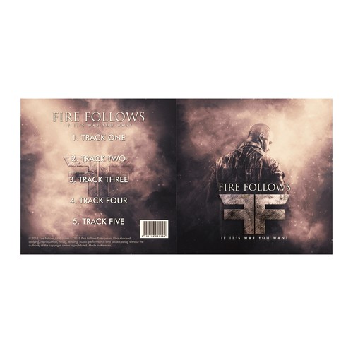 CD cover design with the title 'Melodic Hard Rock band/artist album cover'