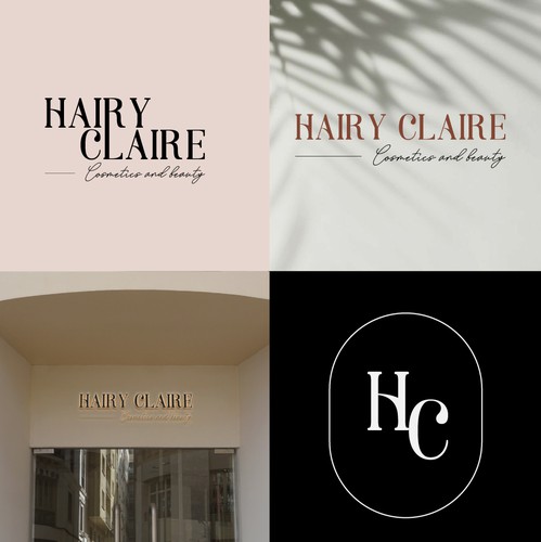 Cosmetics illustration with the title 'Cosmetics and beauty'