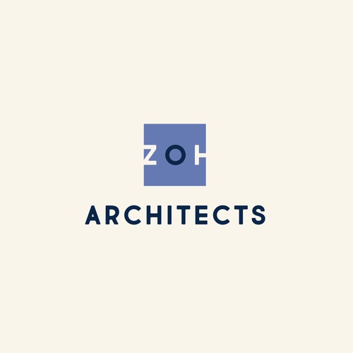 Architecture logo with the title 'ZOH Architects Logo'