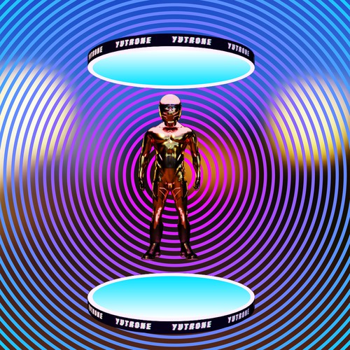 Synthwave design with the title 'Synthwave art'