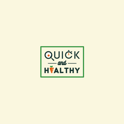 Fast logo with the title 'Logo for fast and healthy food email subscribe'