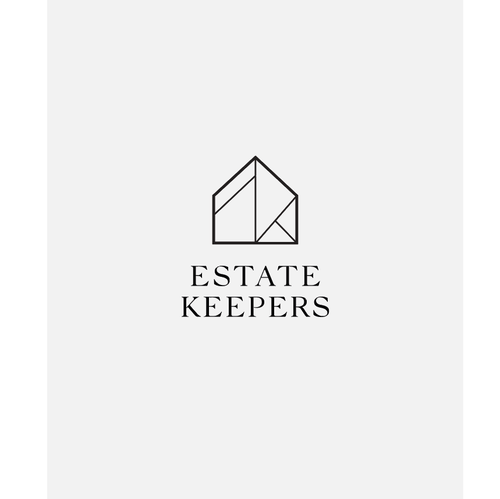 Luxury website with the title 'Logo and website design for Estate Keepers'
