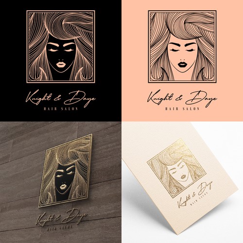 Mirror design with the title 'Knight and Daye - mirror'