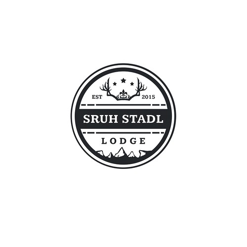 Country club logo with the title 'Traditional Lodge Logo Design'