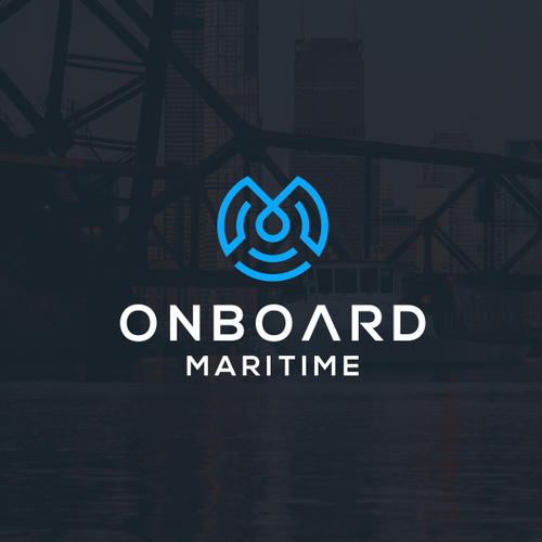 Maritime logo with the title 'Onboard Maritime'