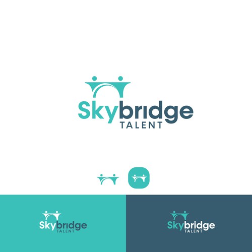 Talent logo with the title 'people and bridge'