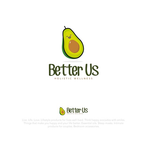 Sketch brand with the title 'Smile :) Wellness Company - The Avocado Brand Pack!'