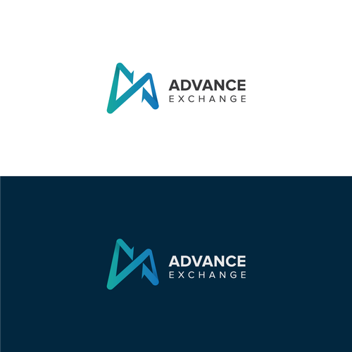 Modern design logo with the title 'Advance Exchange Logo'
