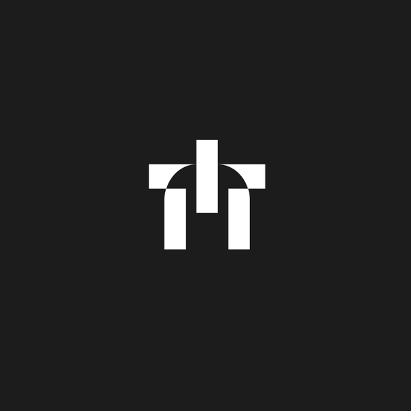 Futuristic logo with the title 'Brandmark-NR2360'