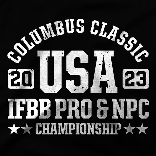 Bodybuilding design with the title 'Bodybuilding shirt design'