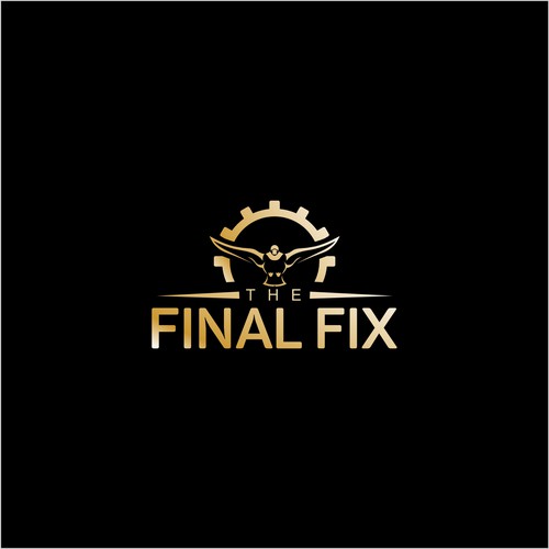 Mechanic logo with the title 'Logo The Final Fix'