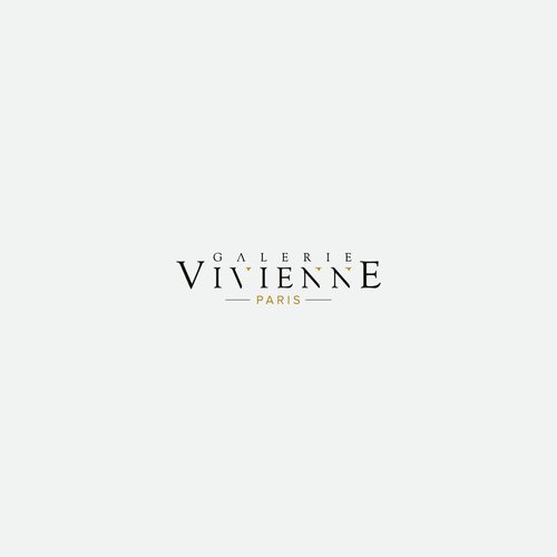 Paris logo with the title 'Galerie Vivienne logo design'