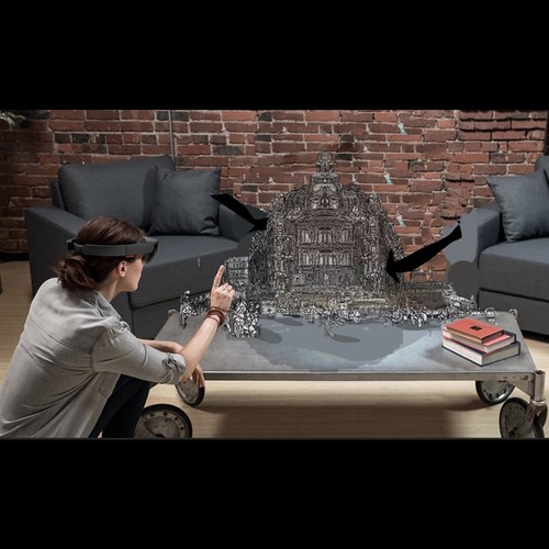 Augmented reality design with the title 'ar concepts'