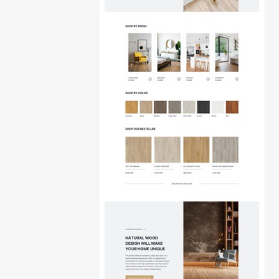 Elegant Flooring Ecommerce Website