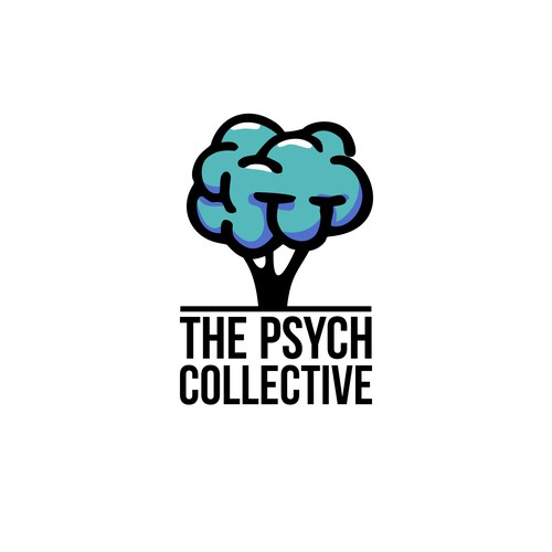 Collective design with the title 'Logo concept for the Psych collective'