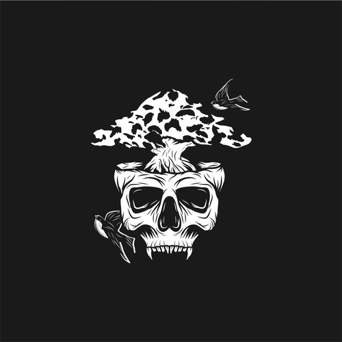 Bird t-shirt with the title 'Boomink Tattoo's'