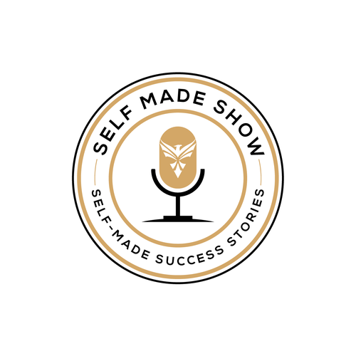 Tv show logo with the title 'Self Made Show logo'