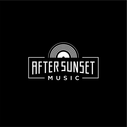 White logo with the title 'logo for a music production house'