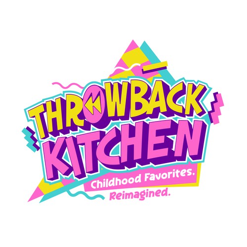 Fun design with the title 'Throwback Kitchen'
