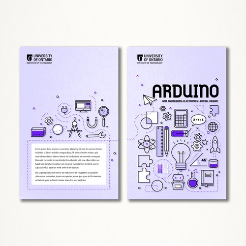 Collage design with the title 'Workbook cover design'