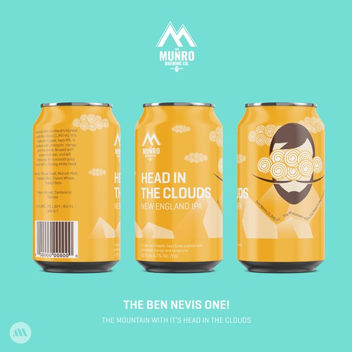 Beer packaging with the title 'Beer Can Design'