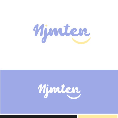 Bedroom design with the title 'Njmten: Sleep Lifestyle Brand Identity'