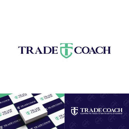 Trading logo with the title 'Trade Coach'