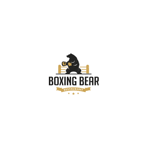 Fight design with the title 'Boxing Bear'