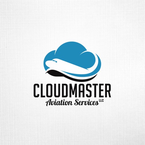 Classic modern design with the title 'Logo concept for Cloudmaster Aviation'
