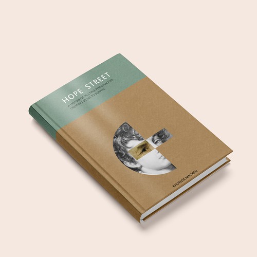 Conceptual book cover with the title 'Book cover '