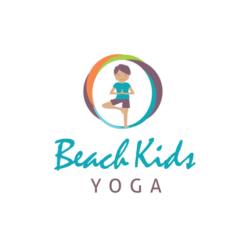 Yoga brand with the title 'Beach kids'