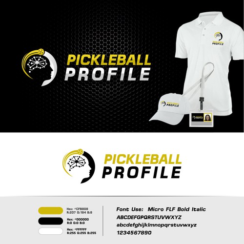 Personality design with the title 'Pickleball Profile'