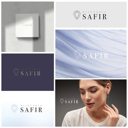 Girly design with the title 'Logo redesign for a jewelry store'