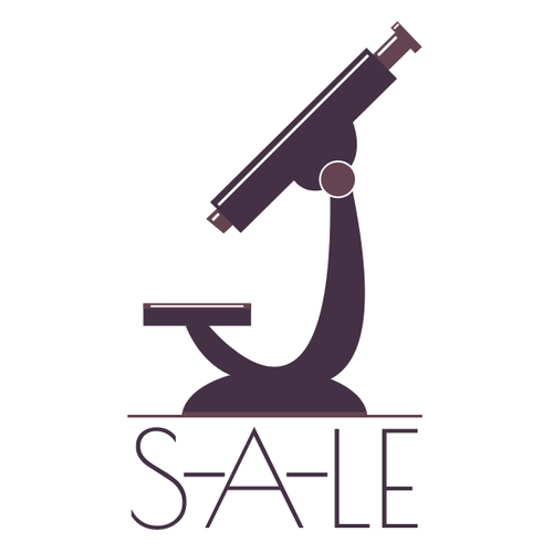 Microscope logo with the title 'Logo for Analytical Instrument Sales Company'