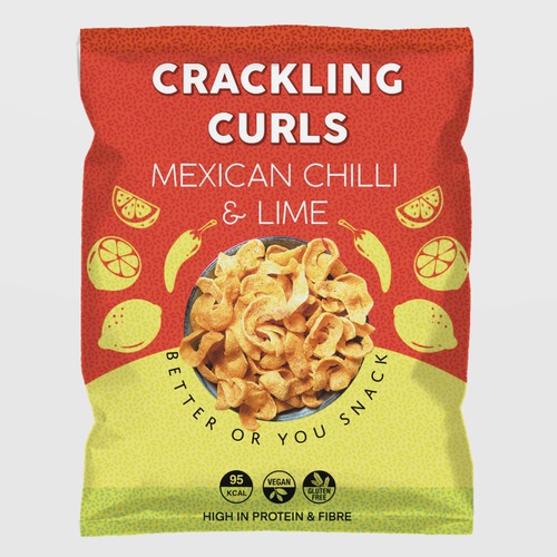 Chip design with the title 'Chips packaging design'