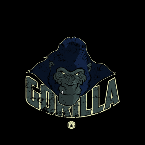 Gorilla t-shirt with the title 'GORILLA'