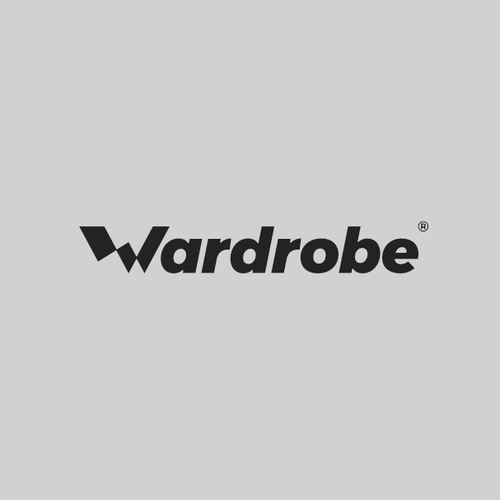 Closet logo with the title 'Wardrobe Logo Design'