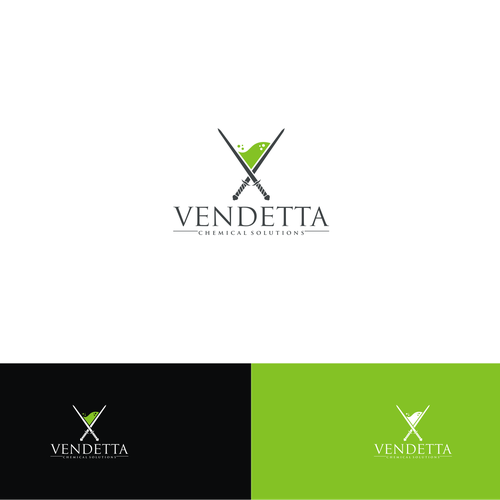 Chemistry design with the title 'Logo Concept for VENDETA'