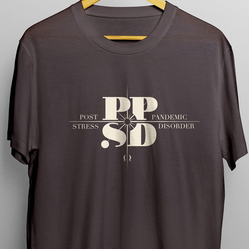 Geometric t-shirt with the title 'Elegant and Edgy T-shirt Design for Mental Health Focused Apparel Company'