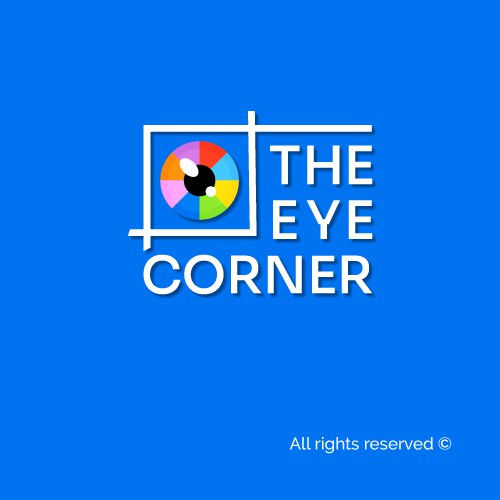 Hospital design with the title 'Modern Eye-Inspired Minimal Logo for The Eye Corner'
